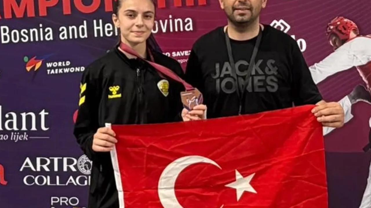 Emine Rana Adıgüzel Avrupa üçüncüsü oldu