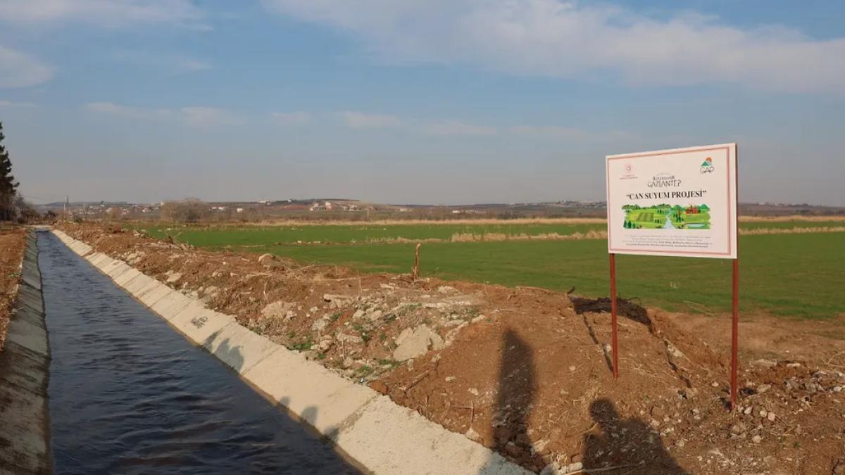 Gaziantep'te 'Cansuyum' projesi hızla ilerliyor