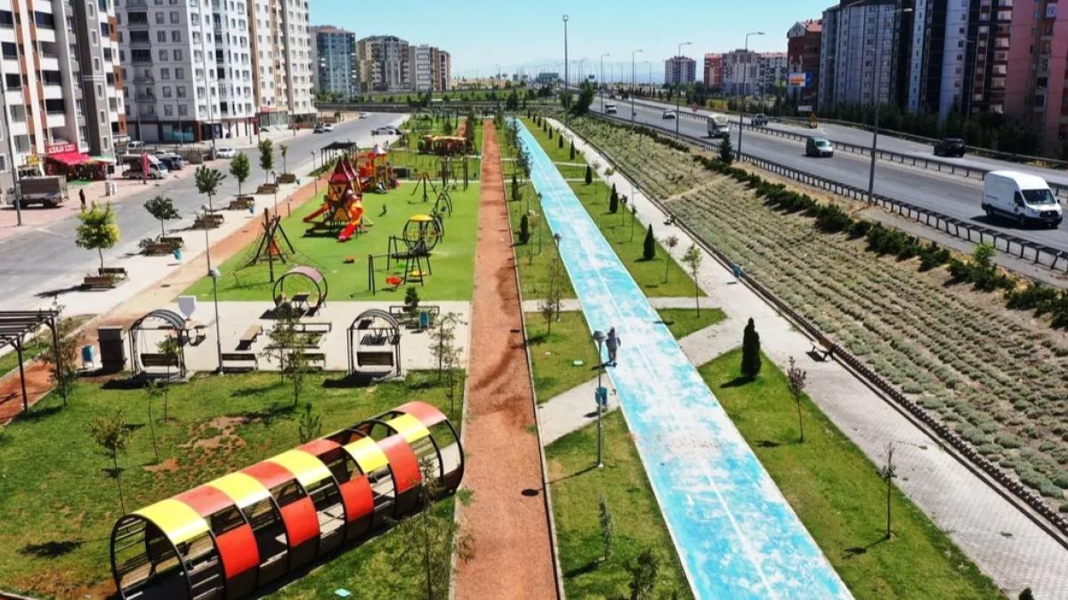 Kayseri Kocasinan farkıyla çocuklara park