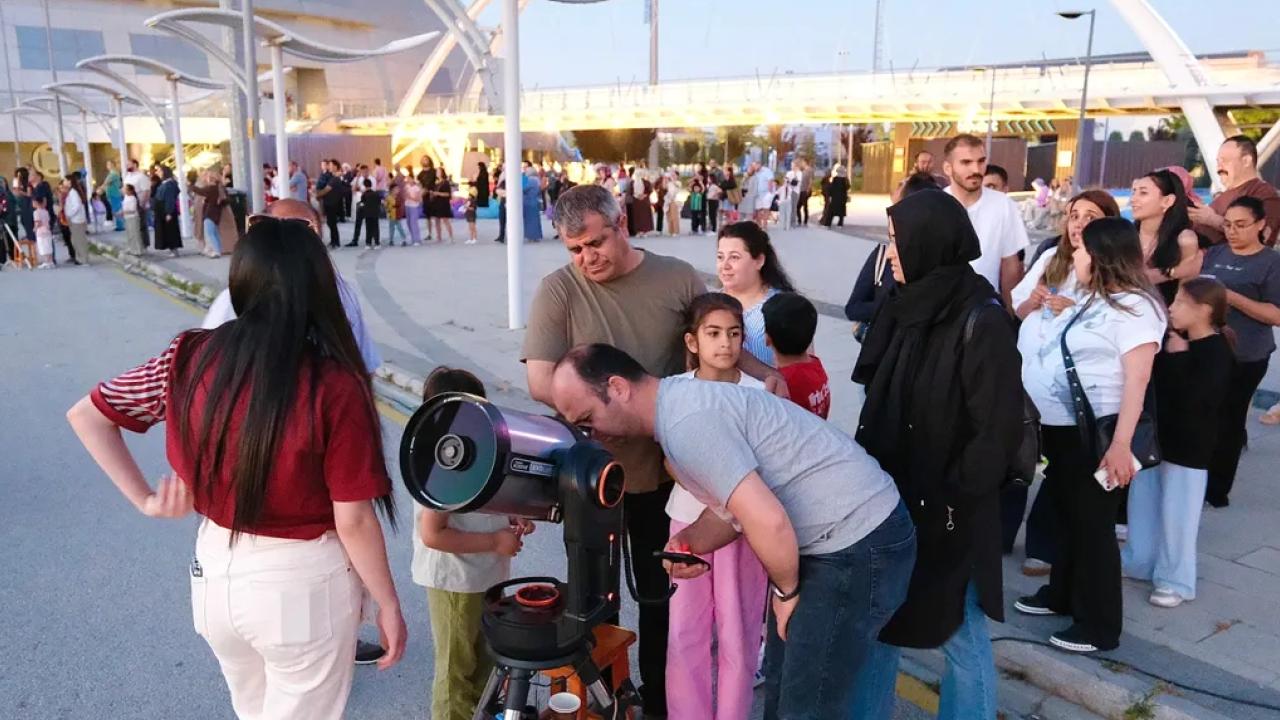 Konya Bilim Merkezi’nde gökyüzü gözlem etkinliği