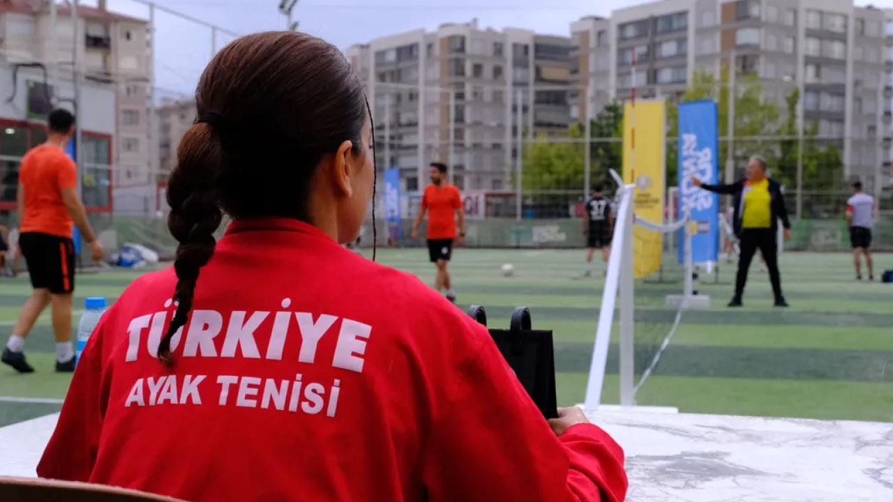 Konya'da ayak tenisi hazırlığı