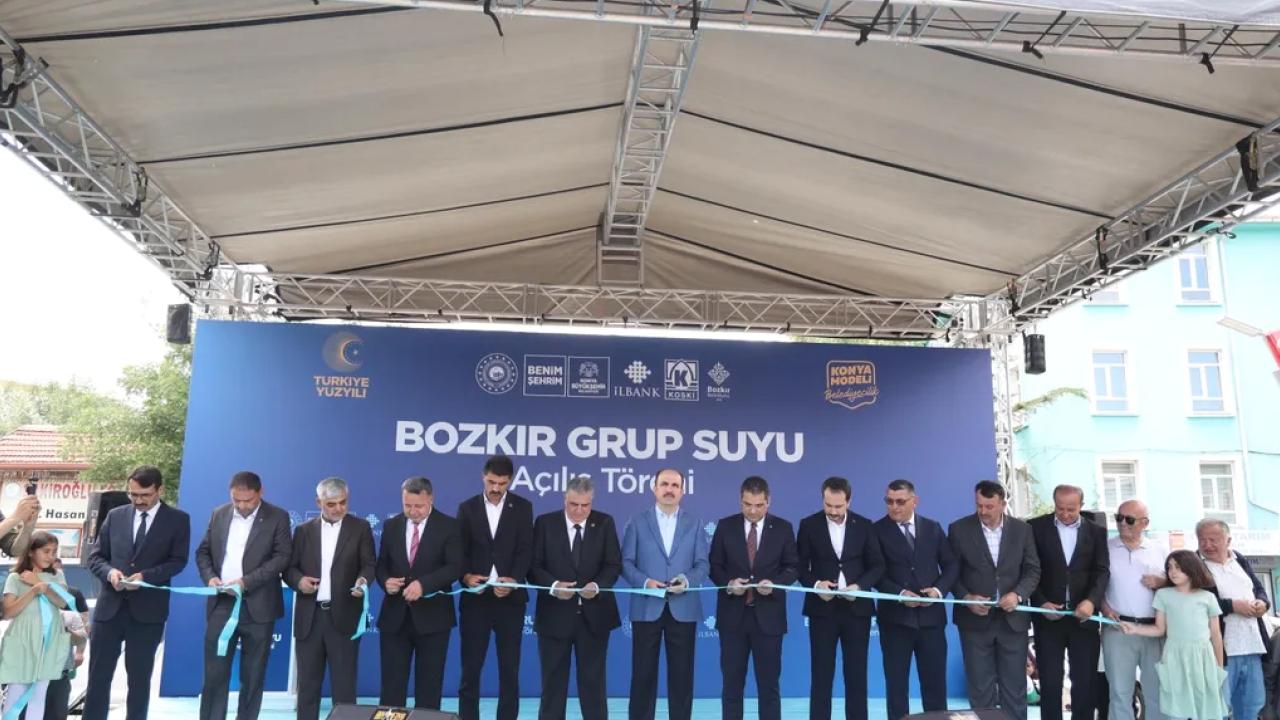 Konya’da Grup Suyu Projesi hizmete girdi