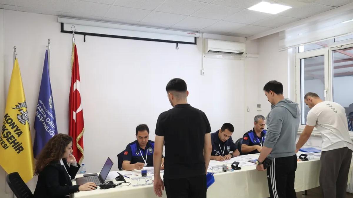 Konya'da zabıta alımı başvuruları devam ediyor