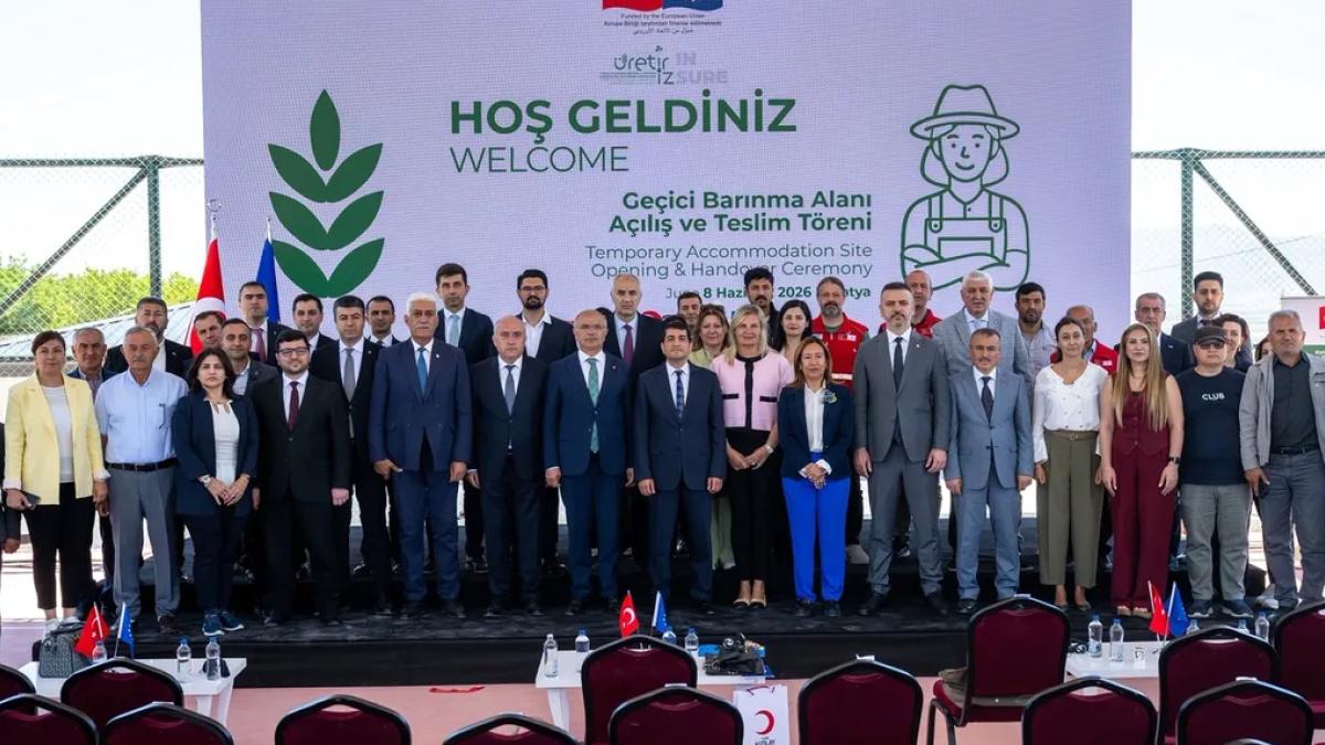 Malatya’da METİP Geçici Barınma Alanı açıldı