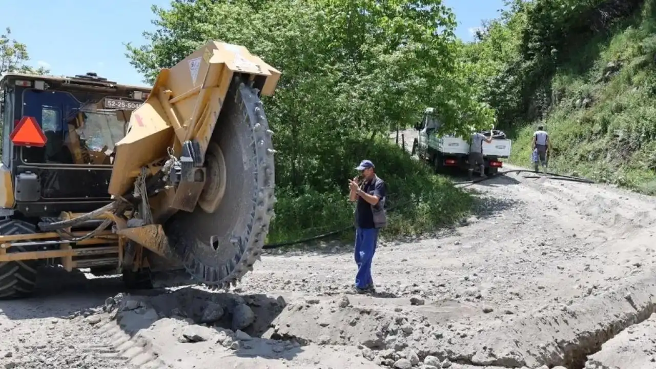 Ordu'da İkizce Yoğunoluk Mahallesi içme suyuna kavuşuyor