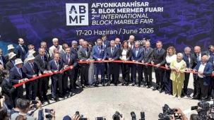 Afyonkarahisar Blok Mermer Fuarı kapılarını açtı... 183 yabancı alıcı Türkiye’de