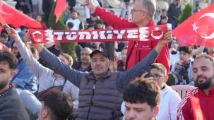 Ankara Keçiören'de milli heyecan