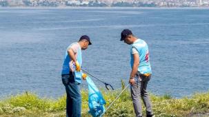 Beylikdüzü'nde özel kıyı temizliği