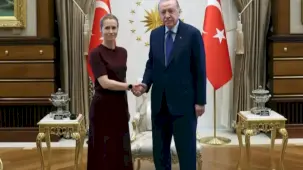 Cumhurbaşkanı Erdoğan, Kallas'ı kabul etti
