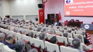 DEÜ Rektörü Yılmaz, Üniversitelerarası Kurul Toplantısına katıldı