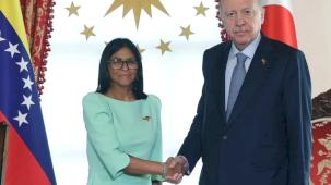 Erdoğan, Venezuela heyetini İstanbul’da kabul etti... Ticaret hedefi 3 milyar dolar