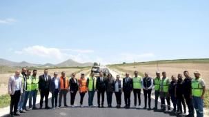 Eskişehir’de Sivrihisar-Çeltik yolunda asfalt çalışması