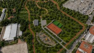 İzmir'de Aliberti Köşkü kent parkına dönüşüyor