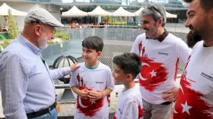 Kayseri Kocasinan'da baba ile çocuk satran çta buluştu