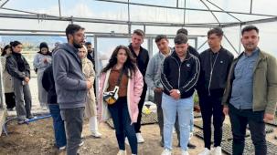 Kayseri'de üniversite öğrencilerine tarım eğitimi