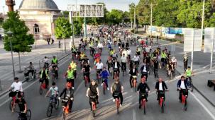 Konya'da 28 ilçede eş zamanlı pedal çevrildi