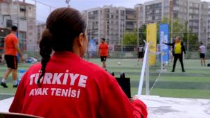 Konya'da ayak tenisi hazırlığı