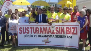Sendikal haklara yönelik baskı kabul edilemez