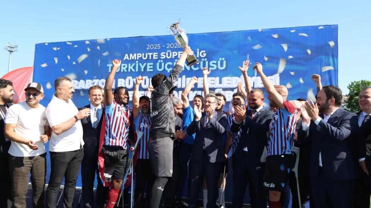 Trabzon'da Ampute Takım, Türkiye Kupası için sahaya çıkıyor