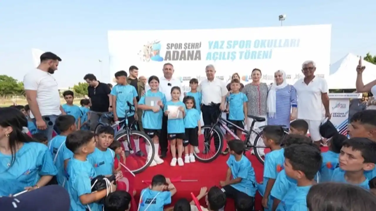 Adana'da Yaz Spor Okulları açıldı