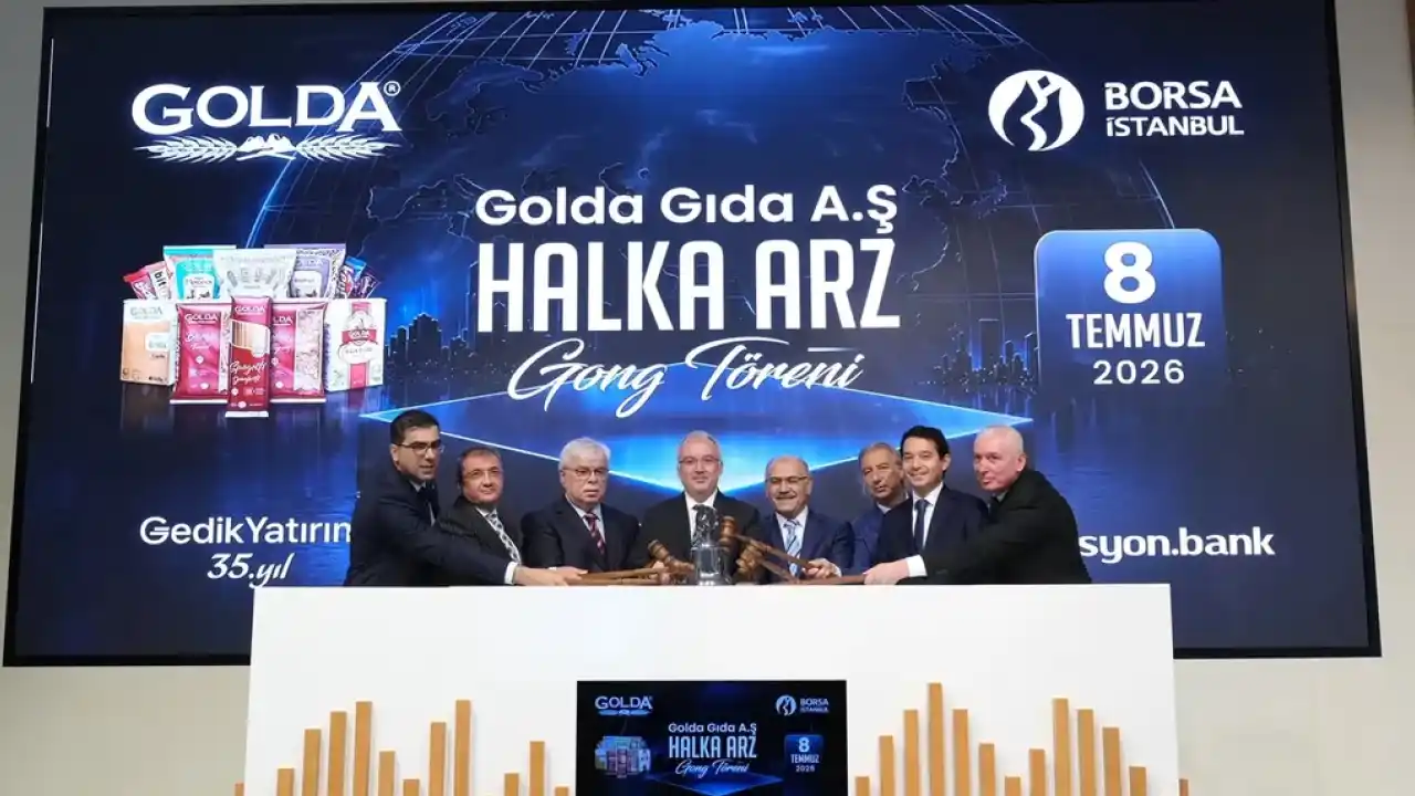 Bu kez gong 'Gold Gıda' için çaldı