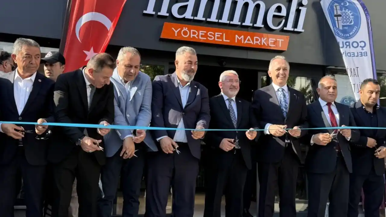Çorum’da Hanımeli Yöresel Market hizmete açıldı
