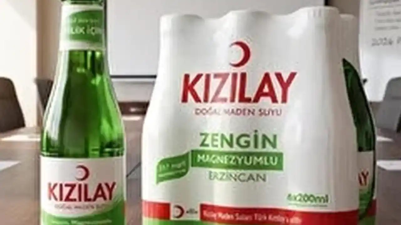 Kızılay maden suyu şoku! Raflardan toplatılıyor