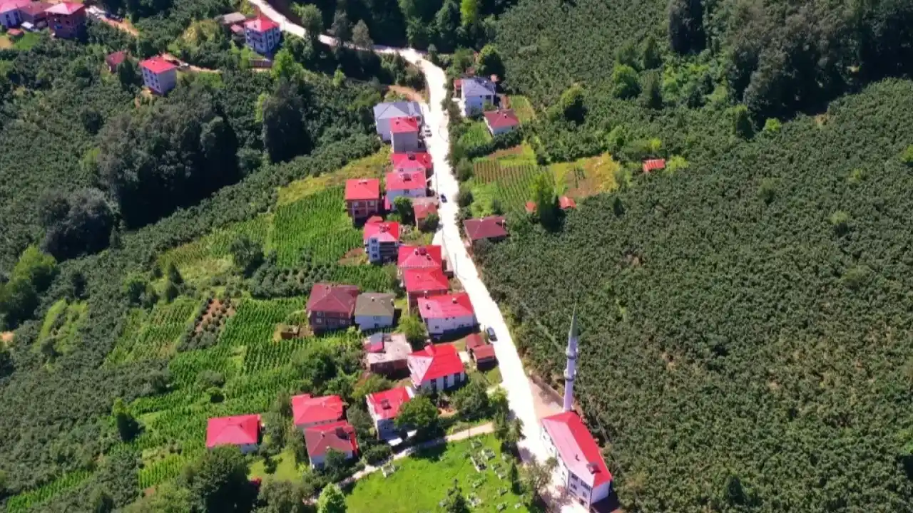 Köy yollarına beton destek