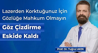 Lazerden Korktuğunuz İçin Gözlüğe Mahkûm Olmayın: Göz Çizdirme Eskide Kaldı