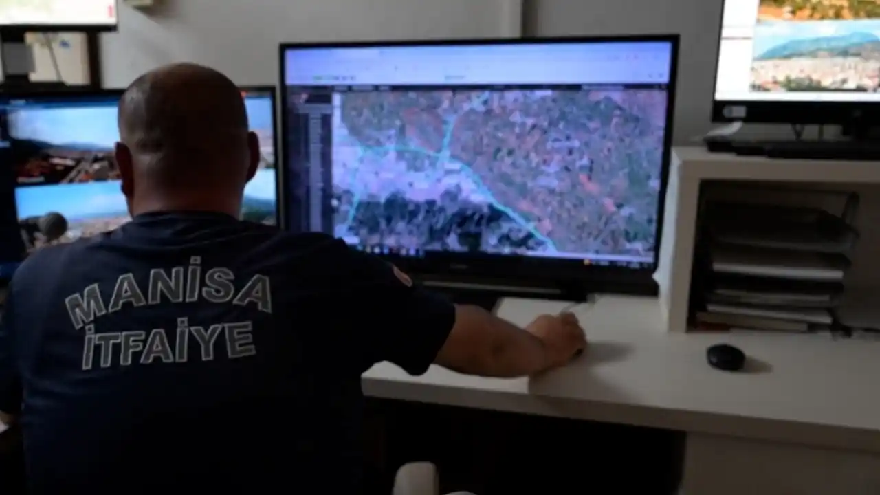 Manisa'da yapay zeka destekli termal kameralar bir yangını daha erken tespit etti