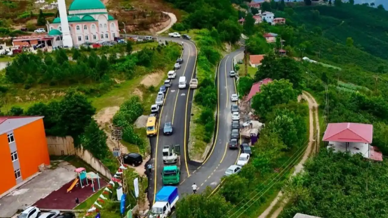 “Ordu’da 5 Km’lik grup yolu açılışı yapıldı