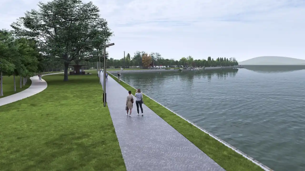 Sapanca Gölü manzarasında yeşil koridor uzuyor