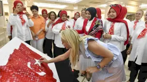 Ankara'da kadın emeğini sanatla buluşturdu