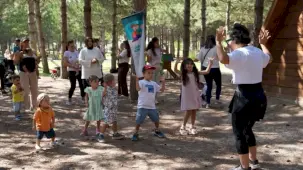 Antalya’da doğada aileler keyifli anlar yaşadı