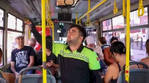 Antalya’da toplu taşımada klima denetimleri sürüyor