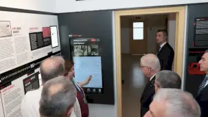 Bakan Güler ve TSK komuta kademesinden KKTC'de Barbarlık Müzesi ziyareti