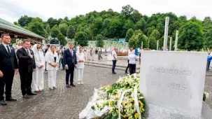 Başkan Tugay Srebrenica Katliamı’nı anma törenlerine katıldı