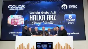Bu kez gong 'Gold Gıda' için çaldı