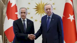 Cumhurbaşkanı Erdoğan, Kanada Başbakanı Carney ile görüştü