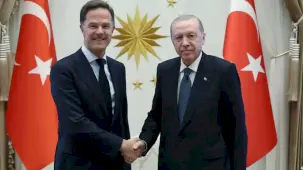 Cumhurbaşkanı Erdoğan, NATO Genel Sekreteri Rutte ile Külliye’de görüştü