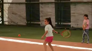 Diyarbakır’da tenis kortlarına yoğun ilgi