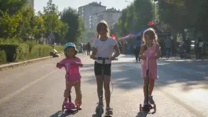 Eskişehir Atatürk Bulvarı yayalara kaldı