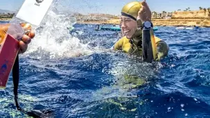 İBB'li sporcu CMAS Dünya Kupası'nda şampiyon oldu