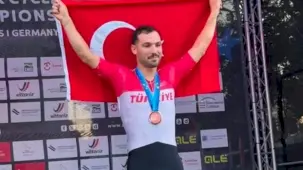 Konya Büyükşehirli milli bisikletçi Avrupa'da zirvede
