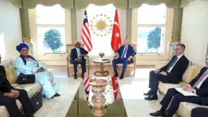Liberya Cumhurbaşkanı Boakai Vahdettin Köşkü'nde
