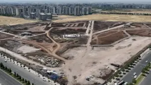 Mezopotamya Kent Parkı’nda çalışmalar eş zamanlı sürüyor
