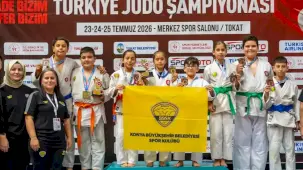 Minik judoculardan 8 madalya