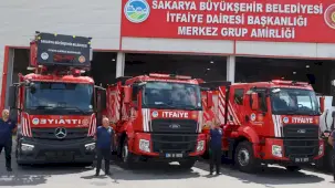 Sakarya İtfaiye Teşkilatı'nın yeni güçleri
