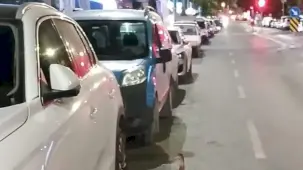 Trafiği durdurup ördeği kurtardılar