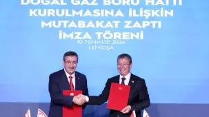 Türkiye ile KKTC arasında doğal gaz boru hattı için tarihi adım